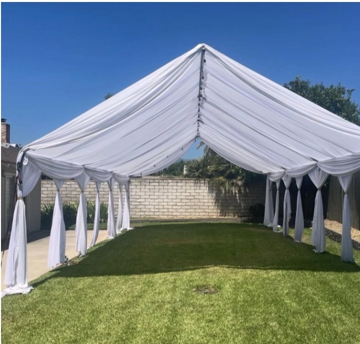 20x20 Tent with drapes